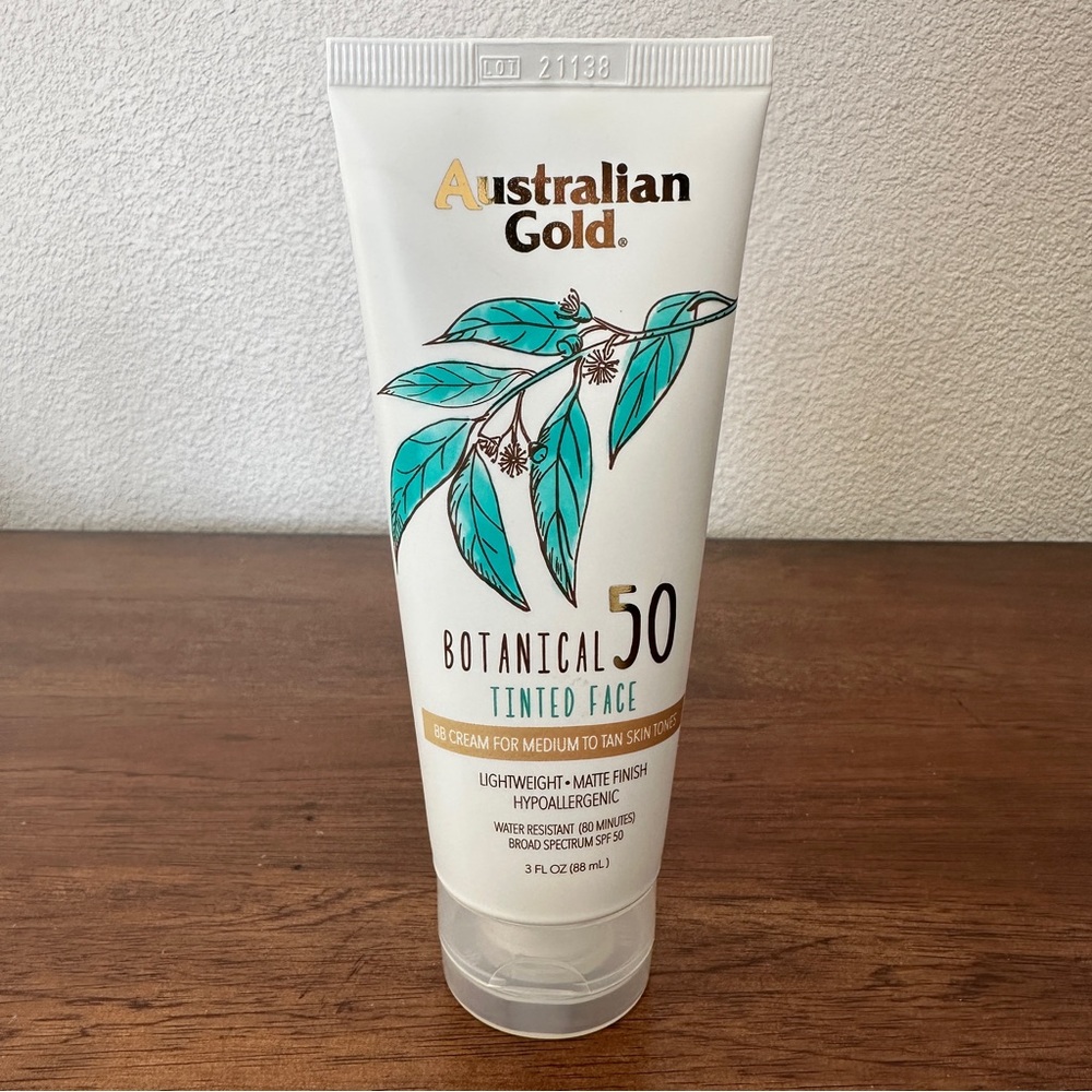 Australian Gold Botanical SPF 50 Tinted Mineral Sunscreen (Medium to Tan)